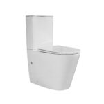Back To Wall Soft Close Toilet (One-Hole Tornado Rimless Flush) FT-988F - Freco