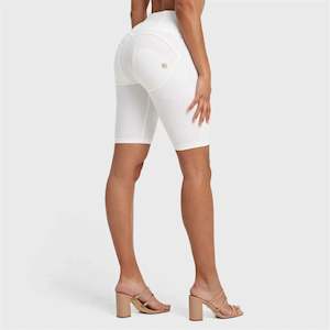 WRUP Drill Limited Edition - High Waisted - Biker Shorts - White
