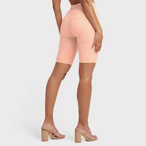 WRUP Drill Limited Edition - High Waisted - Biker Shorts - Peach