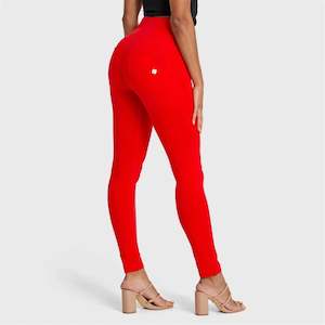 WRUP Fashion - High Waisted - Full Length - Red