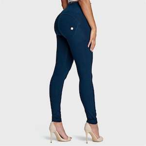 WRUP Fashion - High Waisted - Full Length - Navy Blue