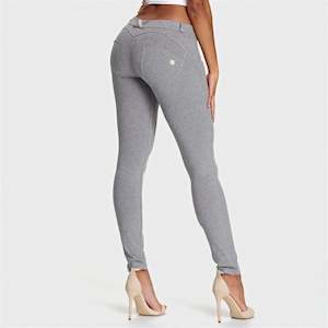 WRUP Fashion - Low Rise - Full Length - Melange Grey