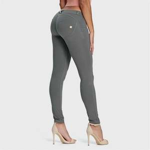 Luxe Loungewear: WRUP Fashion - Low Rise - Full Length - Grey