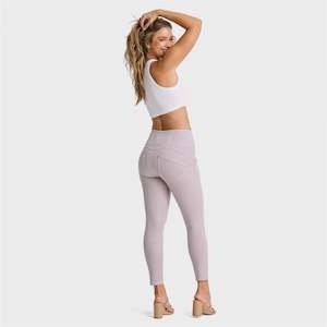 WRUP SNUG Jeans - High Waisted - 7/8 Length - Light Grey