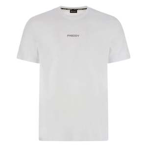 Bd60: Men's Freddy Logo T Shirt - White