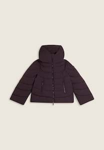 Women's Puffer Jacket - Plum