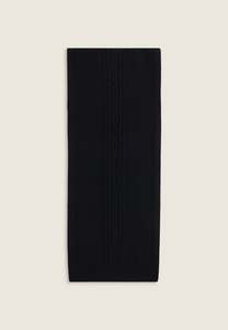 Full Price Items 1: Braid Scarf with Metal Logo - Black