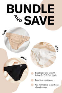 Underwear Bundles - 5 Pack - Mixed Colours