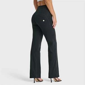 Full Price Items 1: WRUP Fashion - High Waisted - Straight Flare - Black