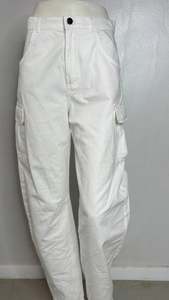 Cargo Trousers - White