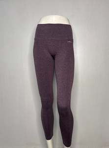 Womens Activewear Leggings - High Waisted - 7/8 Length - Plum Purple
