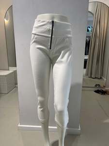 Discounted Items: WRUP Denim Capri - High waisted - White
