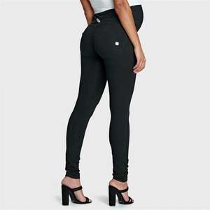 Womens Fashion Booty Shaping Pants: WRUP Maternity Fashion - Full Length - Black