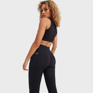 Diwo Pro Pants: WRUP Diwo® Pro Sport - High Waisted - 7/8 Length - Black