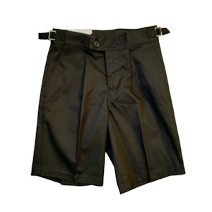 4043-B Sidestrap LL Drill Shorts - Black