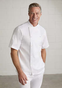 Hospitality: Mens Zest Short Sleeve Chef Jacket