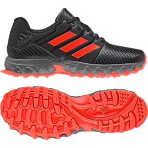 30 Special Deal: Adidas Junior Speed 2019 Black/Red/Grey Hockey Shoes