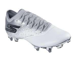 Football Boots: Skechers Razor 1.5 Elite SG Boots White Silver