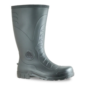 Bata Handyman II All Black Non-Safety Toe PVC Gumboot