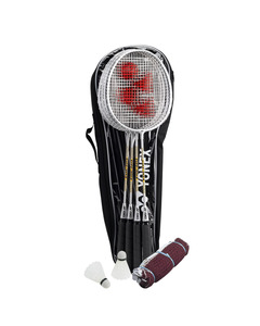 Badminton: Yonex 4 Player Badminton Set (4 Racq/shuttles/Net/Posts)