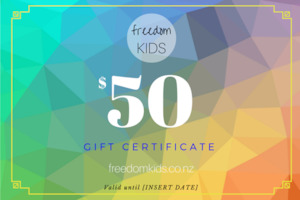 Gifts: $50 Gift Voucher