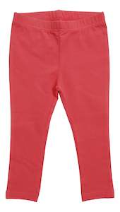 Pants Trousers Leggings: Strawberry Pink/Māwhero Leggings (2-14 years)