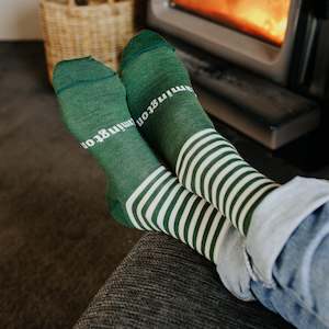 Socks Undies: Pine Socks (4-8 years and Adult)