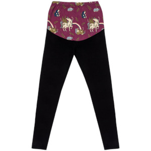 Maternity Nursing: Maternity Leggings Unicorn Crew