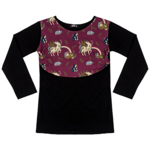 Maternity Nursing: Maternity & Nursing Jumper Unicorn Crew