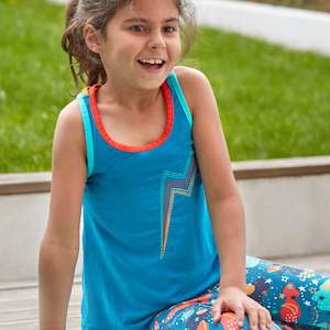Frugi: Galaxy Vest (6-7 & 9-12 years)