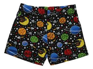 Bottoms: Space Shorts (4-6 & 8-14 years)