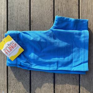 Blue/Kikorangi Aster Shorts (4-6 & 8-10 years)