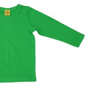 Classic Green/Kakariki Long Sleeve Top (2-4 & 10-12 years)