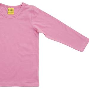 New Season Duns More Than A Fling March 2023: Fuchsia Pink/Māwhero Long Sleeve Top (2-4 & 12-14 years)