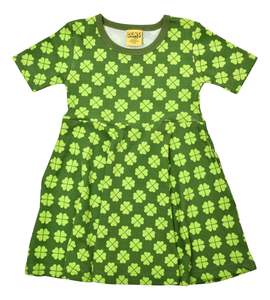 Duns Sweden More Than A Fling 1: Treetop Clover Green Skater Dress (5 - 12 years)