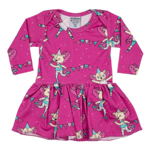 Just One: Flying Kitty Body Dress (4-9 months)