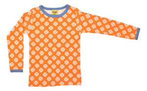 Clover Orange Long Sleeve Top (5-12 years)