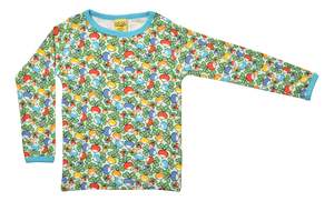 Jumbled Radish Blue Long Sleeve Top (4-13 years)