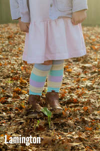 Socks Undies: Sherbet Knee-High Merino Socks (2-12 years)