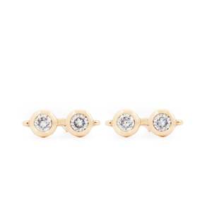 Harry's Glasses Diamond Stud Earrings