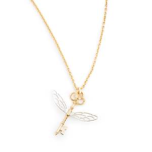 (Pre-Order) Winged Key Necklace