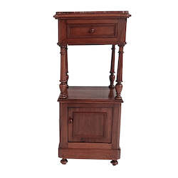 French Furniture: Antique French Fruitwood Sidetable