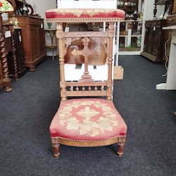 French Furniture: Antique French Prie Dieu