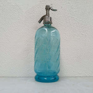 Uranium Glass Soda Syphon.