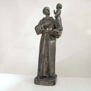 All: Cast Spelter Figure of St Antony of Padua