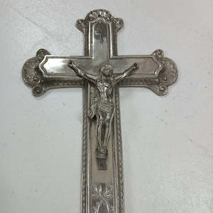 All: Antique French Silver Crucifix