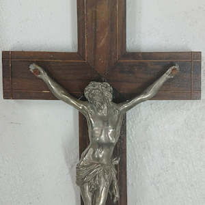 All: Vintage French Crucifix.