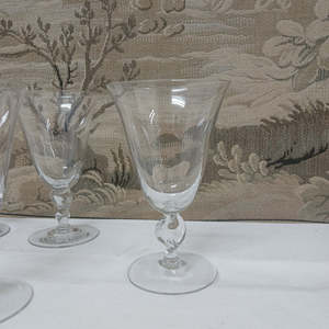 Decor: Crystal Tulip Glasses