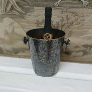 Decor: Tête & Leroy Silverplate Champagne Bucket