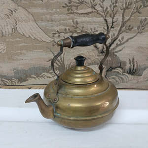 Small Vintage Brass Kettle